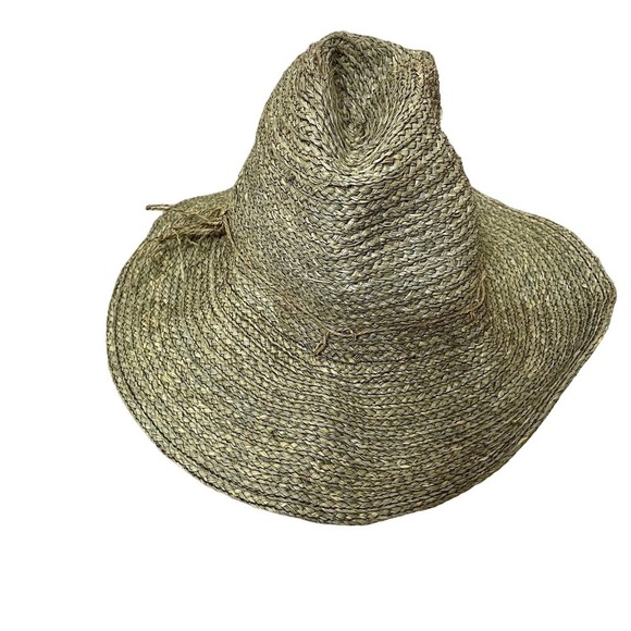 women's Straw hat large TOP Large brim packable vacation beach wear packable - Picture 8 of 8